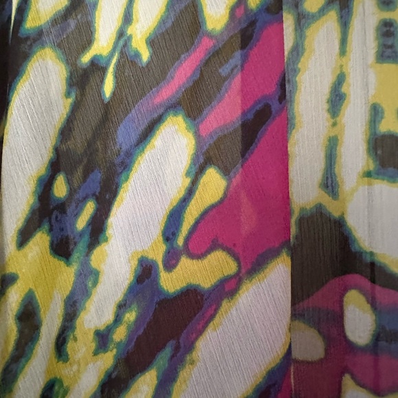 V. Fraas  Coverup/wrap with butterfly sleeves colorful Size OS - Picture 4 of 8